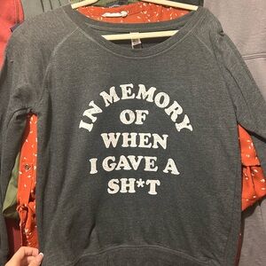 Gray Graphic Sweatshirt